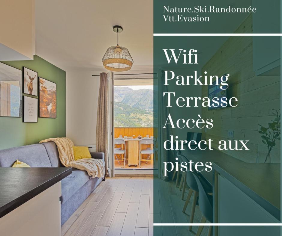 Studio De Charme Avec Vue Sur Le Val D'Allos, Parking Et Wifi Gratuit Экстерьер фото